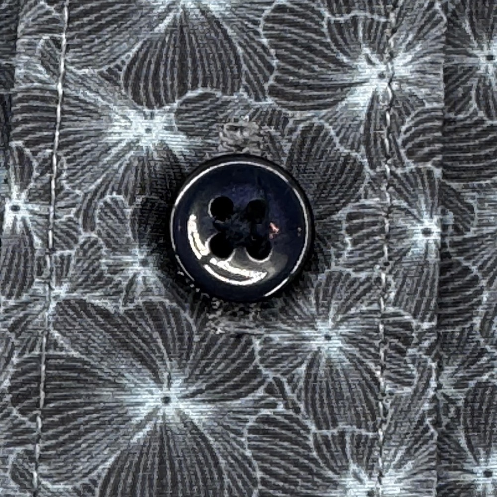 7 Diamonds Adoration Shirt Mens XL Floral 4 Way Stretch Button Up Long Sleeve - Picture 7 of 11